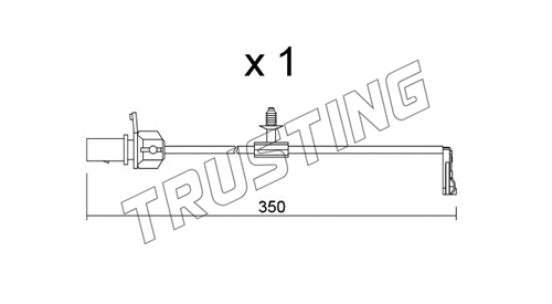 SU.380 TRUSTING Сигнализатор, износ тормозных колодок (фото 1)