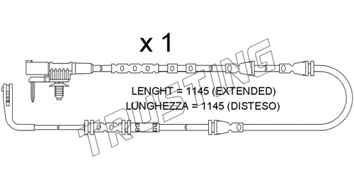 SU.384 TRUSTING Сигнализатор, износ тормозных колодок (фото 1)