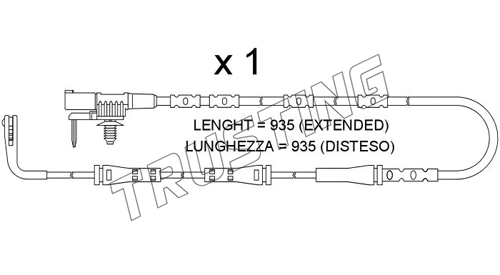 SU.392 TRUSTING Сигнализатор, износ тормозных колодок (фото 1)