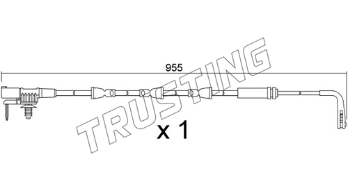 SU.396 TRUSTING Сигнализатор, износ тормозных колодок (фото 1)