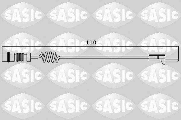 6236017 SASIC Сигнализатор, износ тормозных колодок (фото 1)