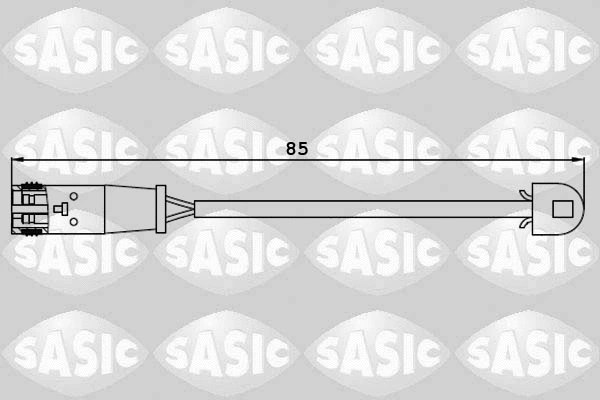 6236021 SASIC Сигнализатор, износ тормозных колодок (фото 1)