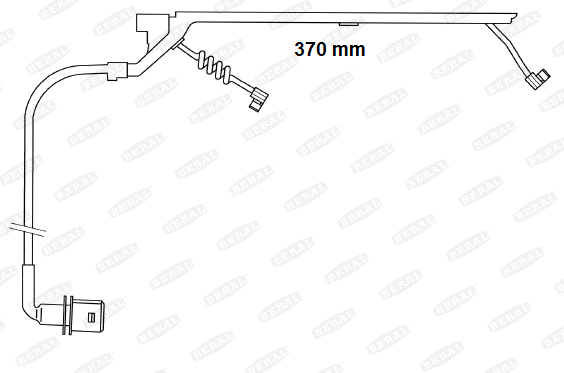 UAI169 BERAL Сигнализатор, износ тормозных колодок (фото 1)