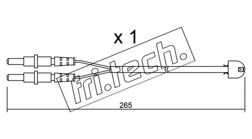 SU.053 FRI.TECH. Сигнализатор, износ тормозных колодок (фото 1)