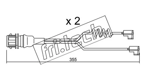 SU.181K FRI.TECH. Сигнализатор, износ тормозных колодок (фото 1)