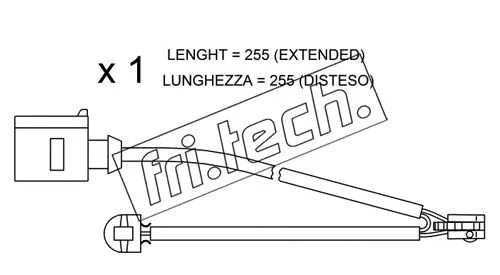 SU.218 FRI.TECH. Сигнализатор, износ тормозных колодок (фото 1)