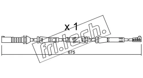 SU.278 FRI.TECH. Сигнализатор, износ тормозных колодок (фото 1)