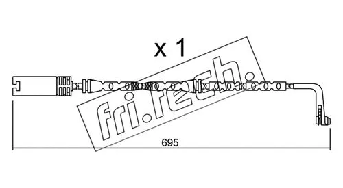SU.305 FRI.TECH. Сигнализатор, износ тормозных колодок (фото 1)