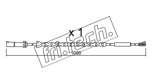 SU.310 FRI.TECH. Сигнализатор, износ тормозных колодок (фото 1)