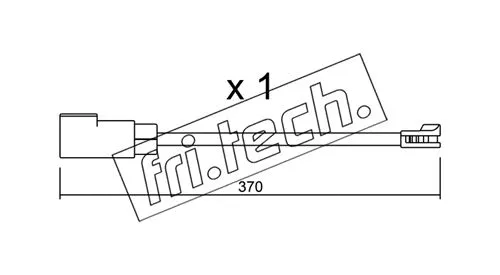 SU.339 FRI.TECH. Сигнализатор, износ тормозных колодок (фото 1)