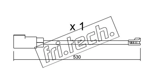 SU.340 FRI.TECH. Сигнализатор, износ тормозных колодок (фото 1)