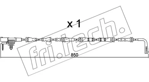 SU.352 FRI.TECH. Сигнализатор, износ тормозных колодок (фото 1)