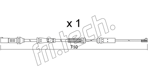 SU.376 FRI.TECH. Сигнализатор, износ тормозных колодок (фото 1)