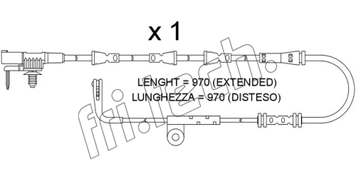 SU.388 FRI.TECH. Сигнализатор, износ тормозных колодок (фото 1)