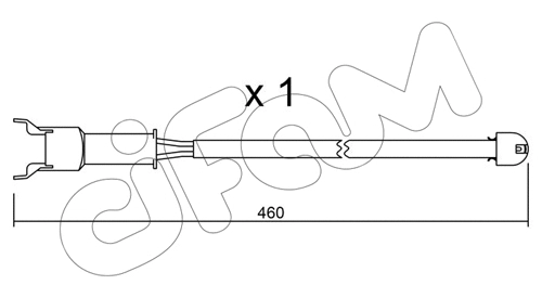 SU.088 CIFAM Сигнализатор, износ тормозных колодок (фото 1)