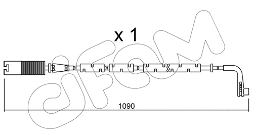 SU.206 CIFAM Сигнализатор, износ тормозных колодок (фото 1)