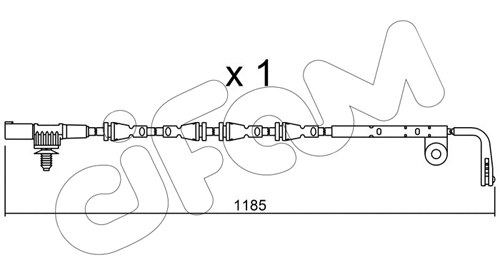 SU.229 CIFAM Сигнализатор, износ тормозных колодок (фото 1)