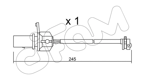 SU.247 CIFAM Сигнализатор, износ тормозных колодок (фото 1)