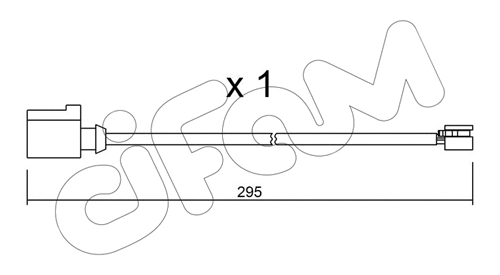 SU.273 CIFAM Сигнализатор, износ тормозных колодок (фото 1)