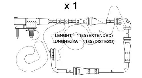 SU.353 CIFAM Сигнализатор, износ тормозных колодок (фото 1)