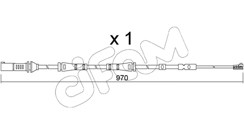 SU.375 CIFAM Сигнализатор, износ тормозных колодок (фото 1)