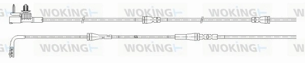 001169 WOKING Сигнализатор, износ тормозных колодок (фото 1)