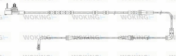 001194 WOKING Сигнализатор, износ тормозных колодок (фото 1)