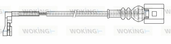 001205 WOKING Сигнализатор, износ тормозных колодок (фото 1)