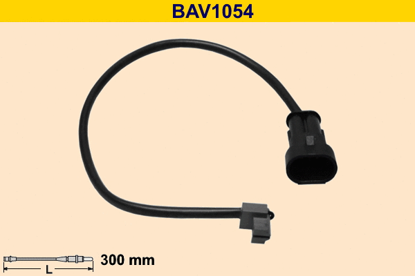 BAV1054 BARUM Сигнализатор, износ тормозных колодок (фото 1)