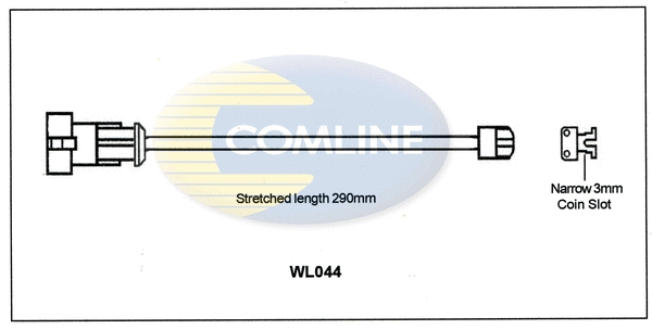 WL044 COMLINE Сигнализатор, износ тормозных колодок (фото 1)