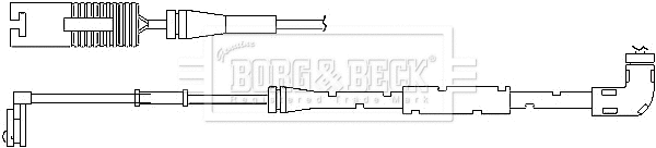 BWL3010 BORG & BECK Сигнализатор, износ тормозных колодок (фото 1)