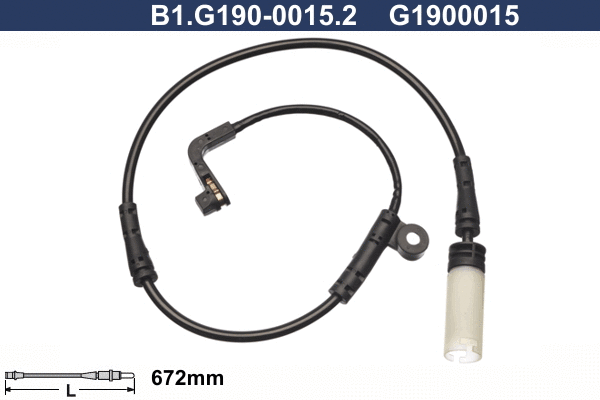 B1.G190-0015.2 GALFER Сигнализатор, износ тормозных колодок (фото 1)