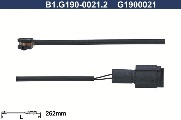 B1.G190-0021.2 GALFER Сигнализатор, износ тормозных колодок (фото 1)