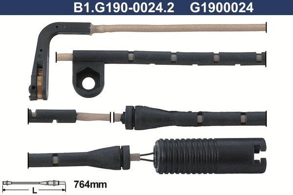 B1.G190-0024.2 GALFER Сигнализатор, износ тормозных колодок (фото 1)