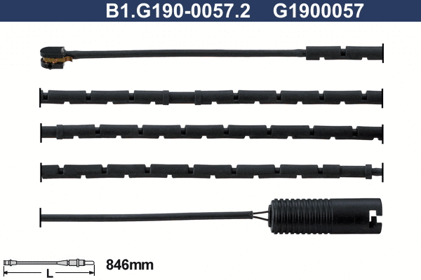 B1.G190-0057.2 GALFER Сигнализатор, износ тормозных колодок (фото 1)