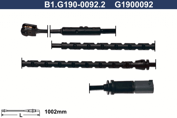 B1.G190-0092.2 GALFER Сигнализатор, износ тормозных колодок (фото 1)