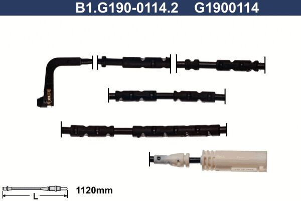 B1.G190-0114.2 GALFER Сигнализатор, износ тормозных колодок (фото 1)