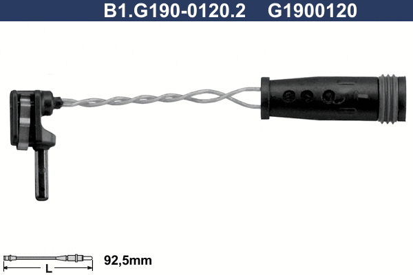 B1.G190-0120.2 GALFER Сигнализатор, износ тормозных колодок (фото 1)