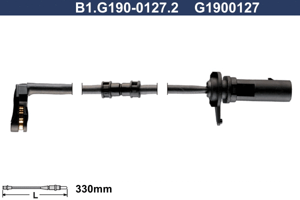 B1.G190-0127.2 GALFER Сигнализатор, износ тормозных колодок (фото 1)