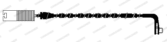WWI268 WAGNER Сигнализатор, износ тормозных колодок (фото 1)