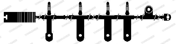 WWI271 WAGNER Сигнализатор, износ тормозных колодок (фото 1)