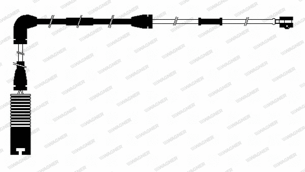 WWI279 WAGNER Сигнализатор, износ тормозных колодок (фото 1)