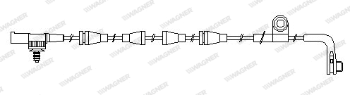 WWI282 WAGNER Сигнализатор, износ тормозных колодок (фото 1)
