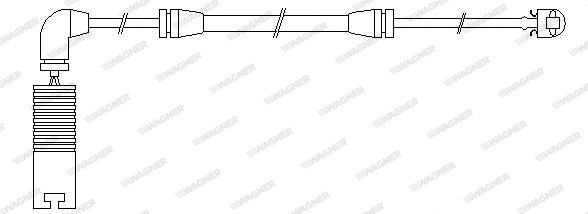 WWI283 WAGNER Сигнализатор, износ тормозных колодок (фото 1)