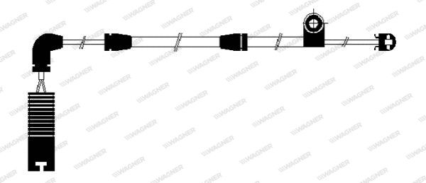 WWI292 WAGNER Сигнализатор, износ тормозных колодок (фото 1)