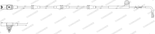 WWI298 WAGNER Сигнализатор, износ тормозных колодок (фото 1)