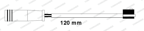 WWI308 WAGNER Сигнализатор, износ тормозных колодок (фото 1)