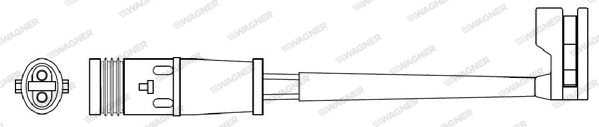WWI311 WAGNER Сигнализатор, износ тормозных колодок (фото 1)