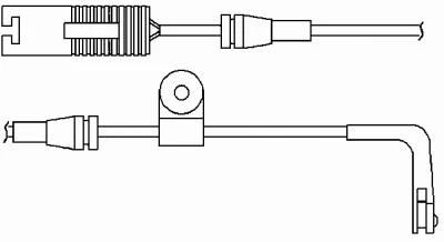 09022 BSF Сигнализатор, износ тормозных колодок (фото 1)
