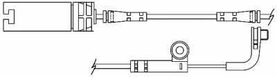 09026 BSF Сигнализатор, износ тормозных колодок (фото 1)